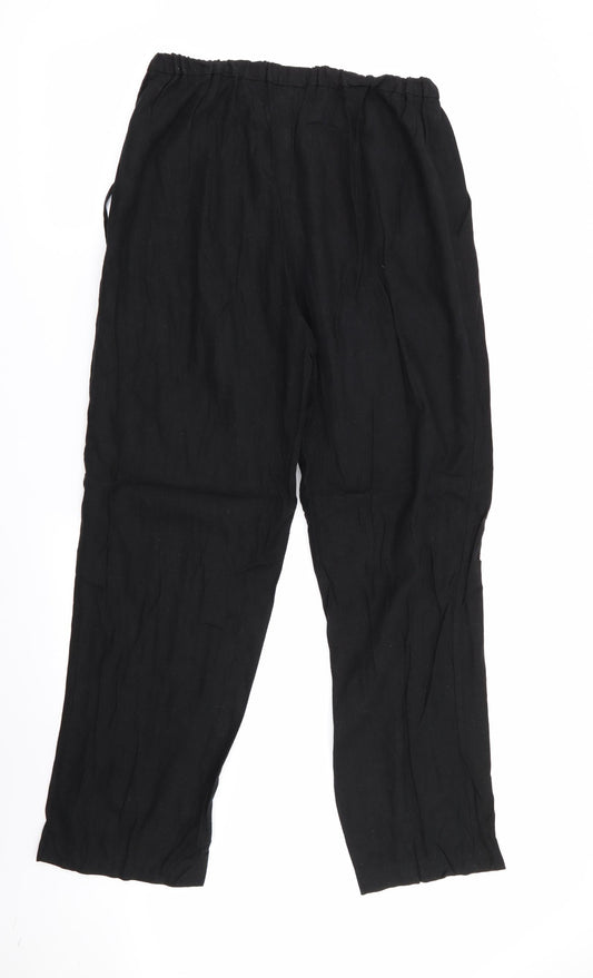 Womens UK Size 14 sky designs Regular Fit  Black Trousers