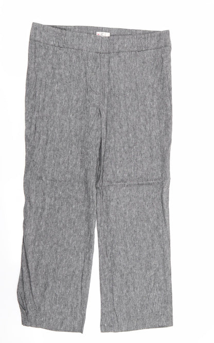 Womens UK Size 32 in CC Regular Fit  Grey Trousers