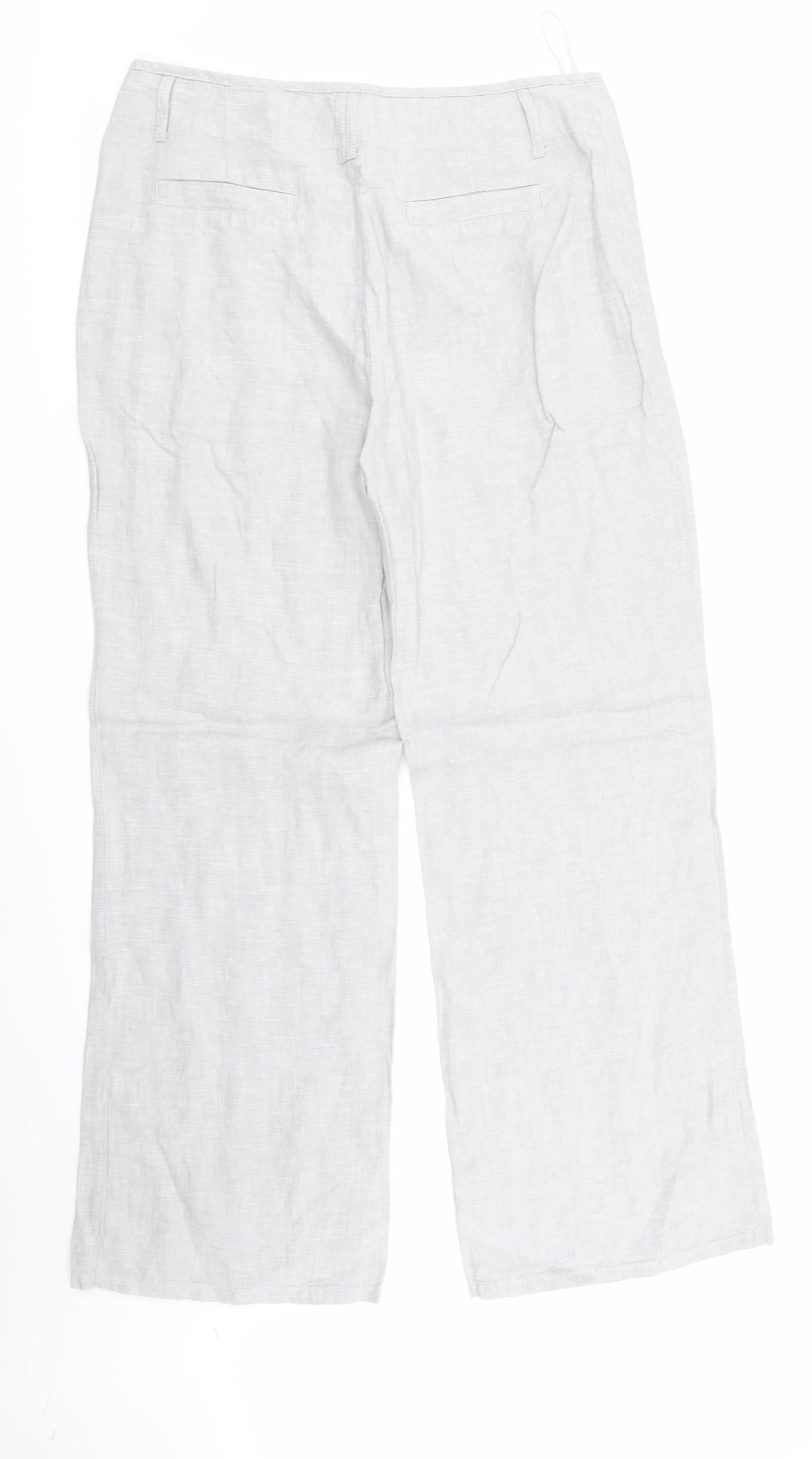 Womens UK Size 10 Per Una Regular Fit  Grey Trousers
