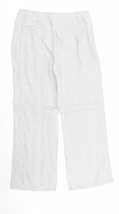 Womens UK Size 10 Per Una Regular Fit  Grey Trousers