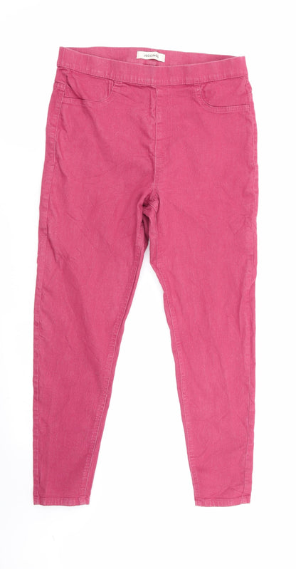 Womens UK Size 30 in Preworn  Jegging Red Leggings