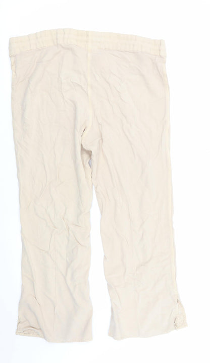 offshoot Womens Beige   Trousers  Size S L23 in