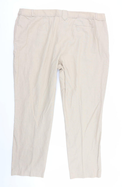Asda George Womens Beige   Trousers  Size 36 in L29 in
