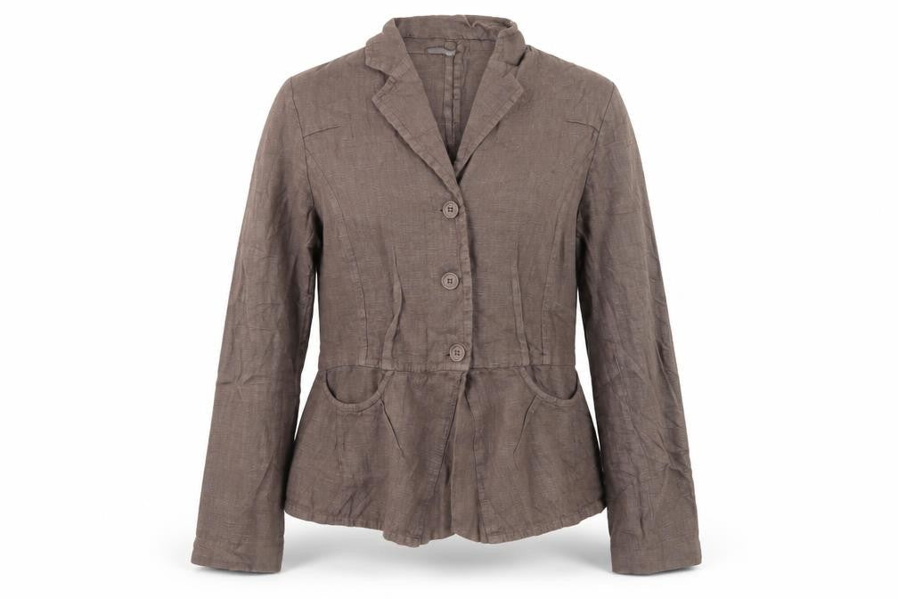 Womens UK Size L Preworn Regular Brown Blazer