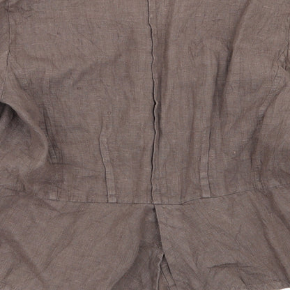 Womens UK Size L Preworn Regular Brown Blazer