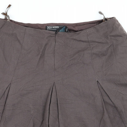 seda modell Womens Brown   Flare Skirt Size 20