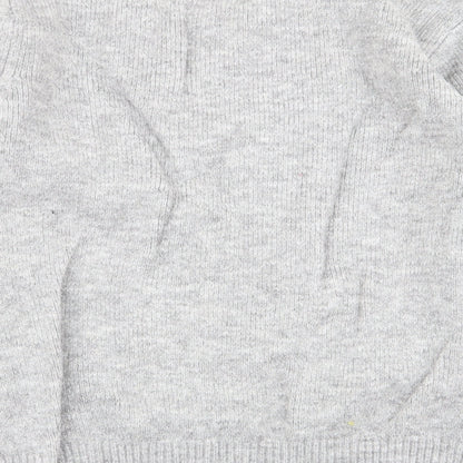 Asda George Womens Grey Floral  Pullover Jumper Size 12