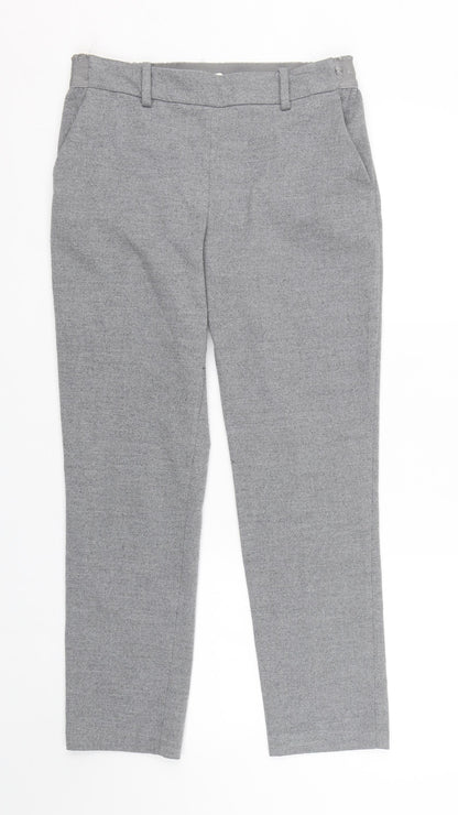 Womens UK Size 10 H&M Regular Fit  Grey Trousers