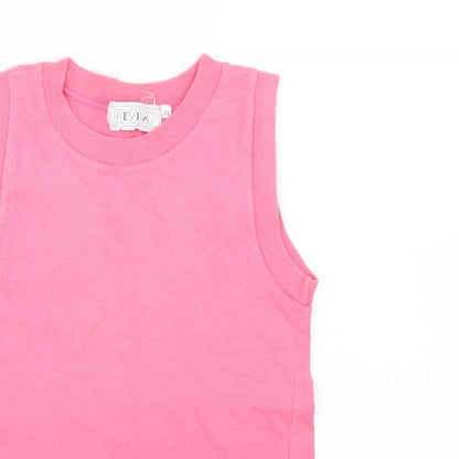 Revival Girls Pink   Basic Tank Size 8-9 Years