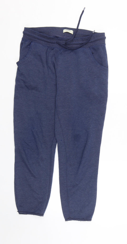 Womens UK Size S Papaya Regular Fit Sweatpants Blue Trousers
