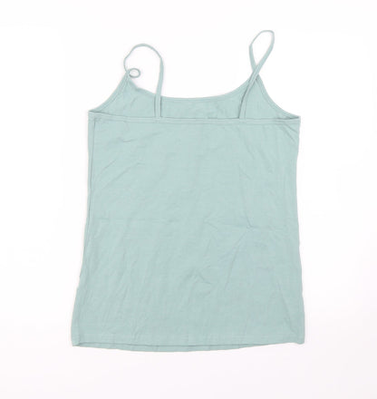 Papaya Womens Green   Basic Tank Size 14