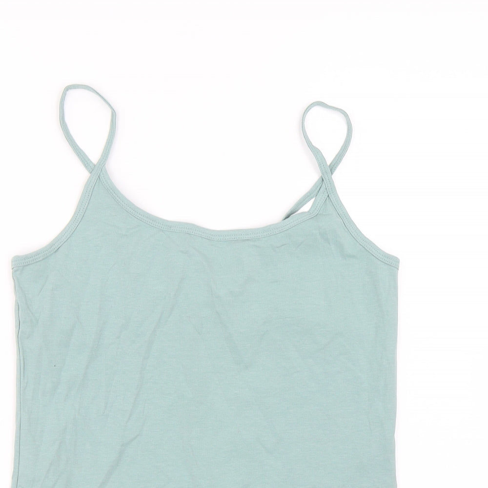 Papaya Womens Green   Basic Tank Size 14