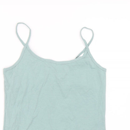 Papaya Womens Green   Basic Tank Size 14