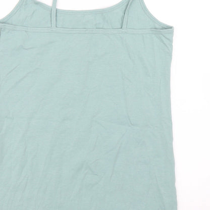 Papaya Womens Green   Basic Tank Size 14