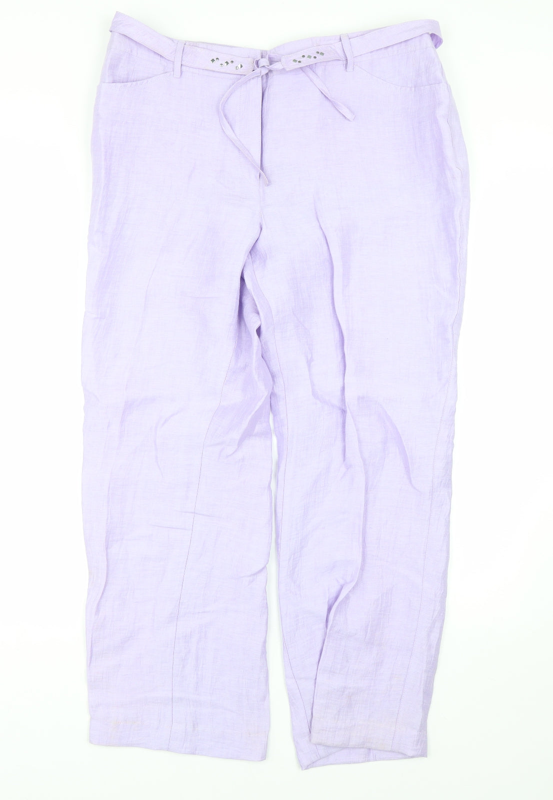 Womens UK Size 36 Lebek Regular Fit  Purple Trousers