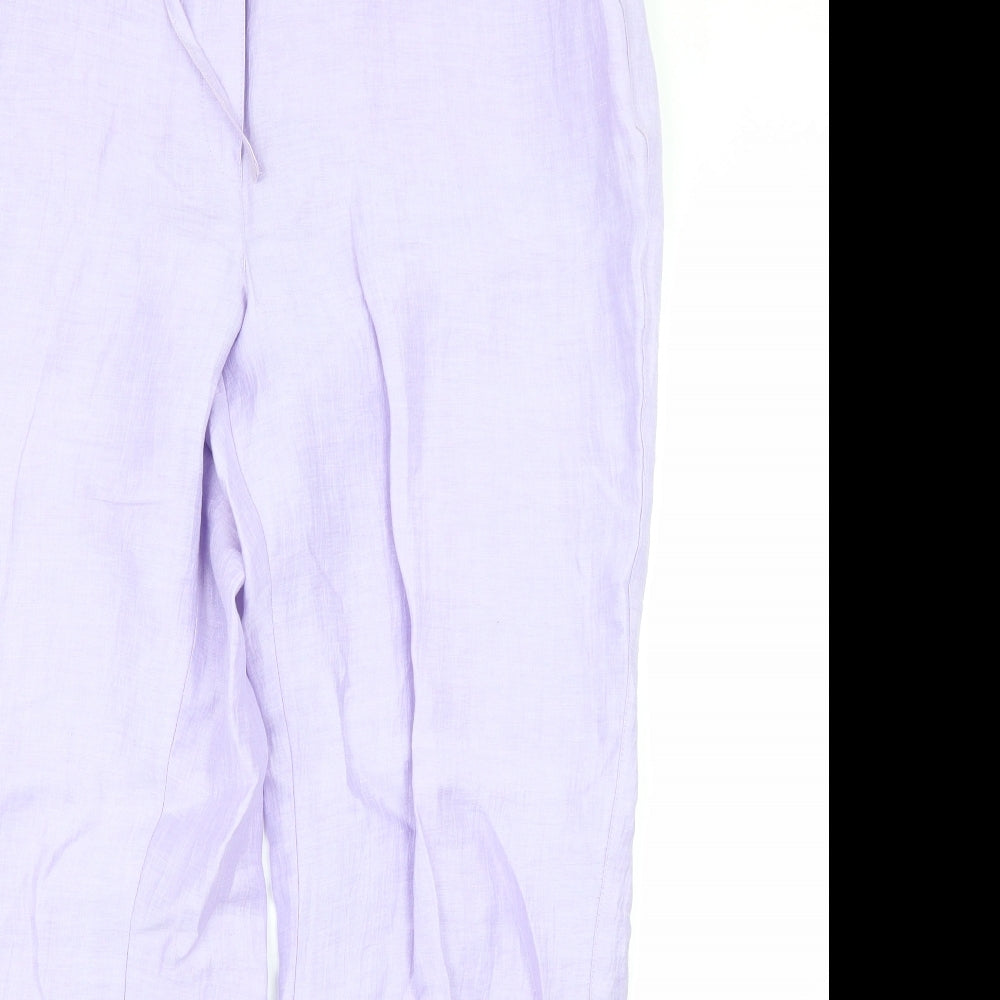 Womens UK Size 36 Lebek Regular Fit  Purple Trousers
