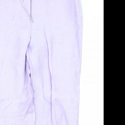 Womens UK Size 36 Lebek Regular Fit  Purple Trousers
