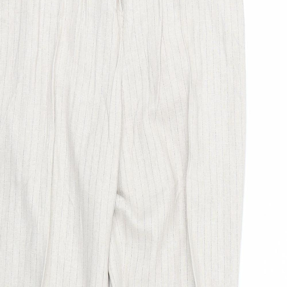 Womens UK Size 16 Dorothy Perkins Regular Fit  Beige Trousers