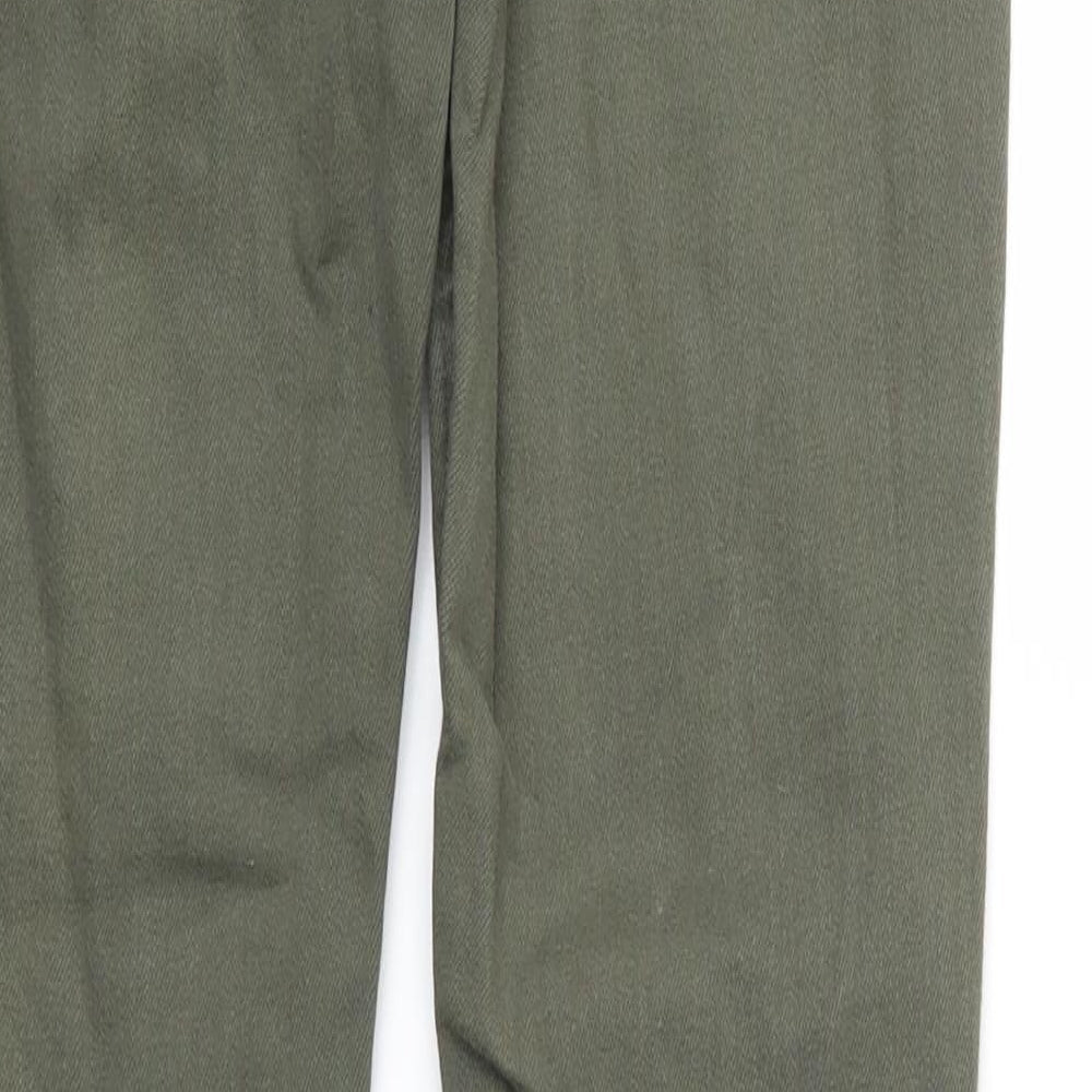 Womens UK Size 29 in Denim Regular Fit Skinny Green Jeans