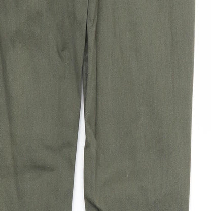 Womens UK Size 29 in Denim Regular Fit Skinny Green Jeans
