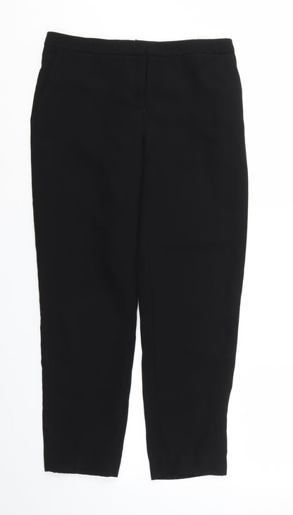 Womens UK Size 10 NEXT Regular Fit  Black Trousers