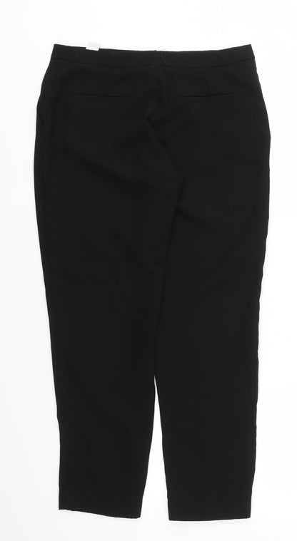 Womens UK Size 10 NEXT Regular Fit  Black Trousers