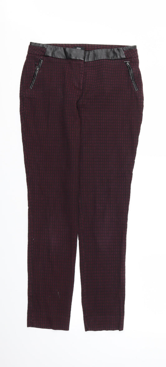 F&F Womens Purple   Trousers  Size 8 L29 in