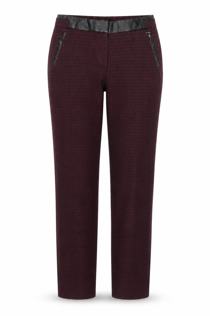 Womens UK Size 8 F&F Relaxed Fit  Purple Trousers