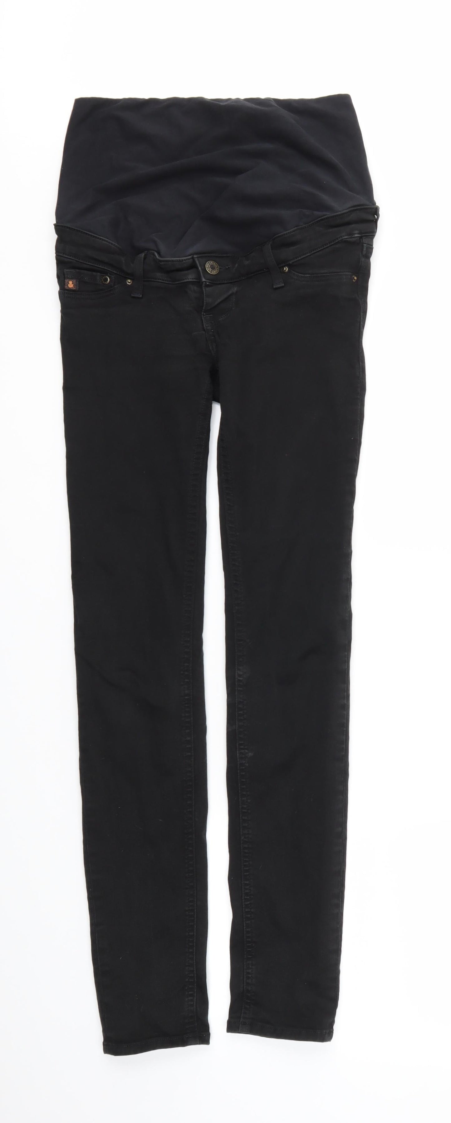 Womens UK Size 8 H&M Extra-Slim Fit Skinny Black Jeans