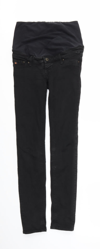 Womens UK Size 8 H&M Extra-Slim Fit Skinny Black Jeans