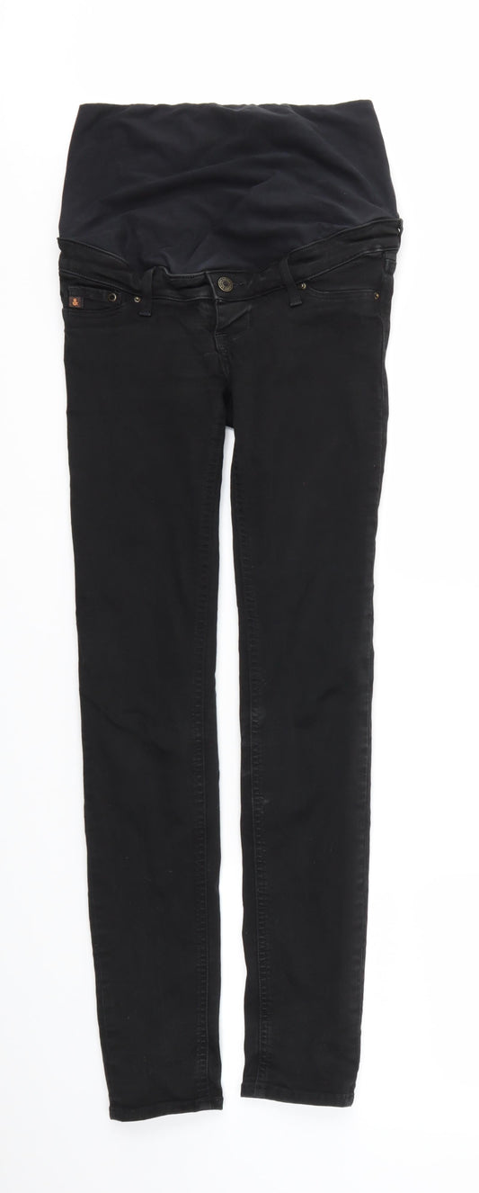 Womens UK Size 8 H&M Extra-Slim Fit Skinny Black Jeans