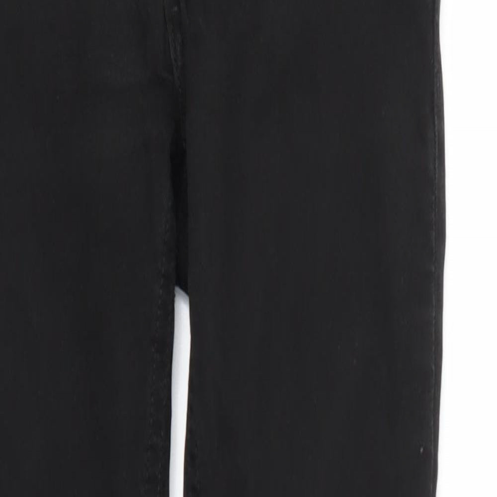 Womens UK Size 8 H&M Extra-Slim Fit Skinny Black Jeans