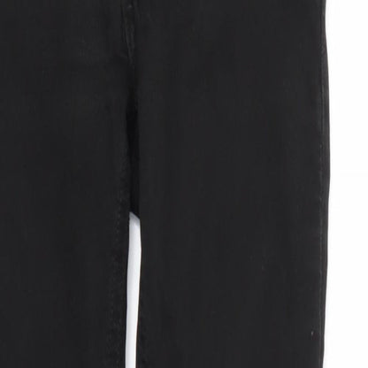Womens UK Size 8 H&M Extra-Slim Fit Skinny Black Jeans
