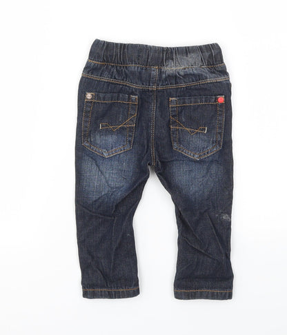 NEXT Girls Blue   Capri Jeans Size 6-9 Months