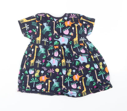 Debenhams Girls Multicoloured Animal Print  Fit & Flare  Size 3-6 Months