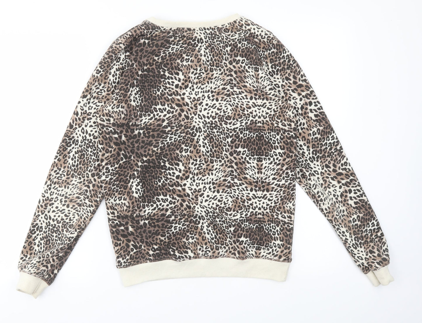 Womens UK Size S Brave Soul Brown Pullover Jumper