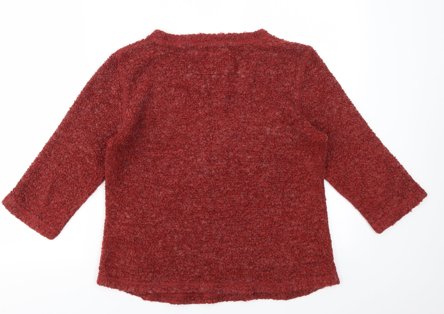Womens UK Size 12 M&S Red Pullover Jumper