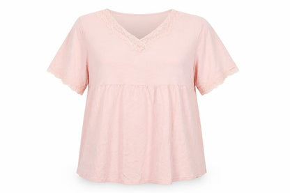 Slenderella Womens Pink   Top Pyjama Top Size 16