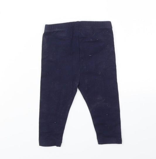 Gap Girls Blue   Capri Leggings Size 6-9 Months