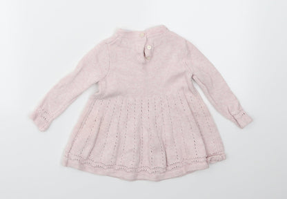 Tommy Bahama Girls Pink   Fit & Flare  Size 3-6 Months