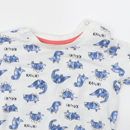 Matalan Boys Multicoloured Animal Print  Basic T-Shirt Size 9-12 Months