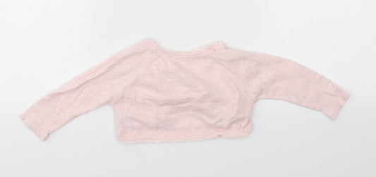 NEXT Girls Pink   Cardigan Jumper Size 3-6 Months