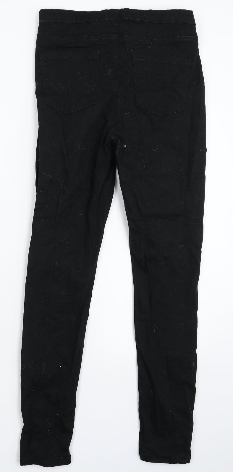 Denim & Co. Womens Black  Denim Jegging Jeans Size 12 L30 in