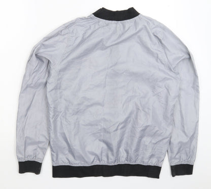 Womens UK Size M PRETTYLITTLETHING Silver Jacket