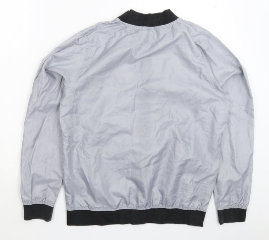 Womens UK Size M PRETTYLITTLETHING Silver Jacket