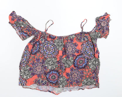 Womens UK Size 8 Atmosphere Multicoloured Basic Tank