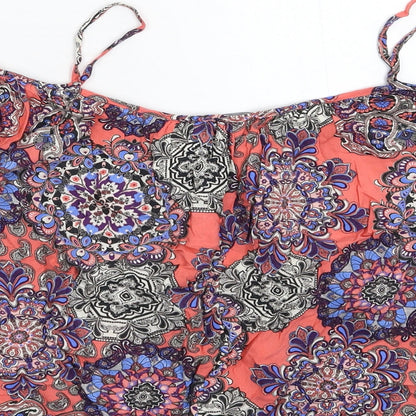 Womens UK Size 8 Atmosphere Multicoloured Basic Tank