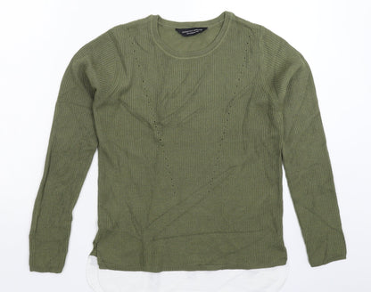 Womens UK Size 8 Dorothy Perkins Green Pullover Jumper