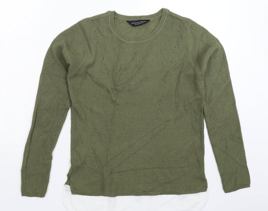 Womens UK Size 8 Dorothy Perkins Green Pullover Jumper