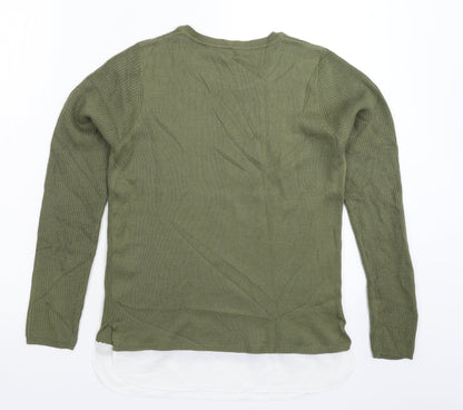 Womens UK Size 8 Dorothy Perkins Green Pullover Jumper